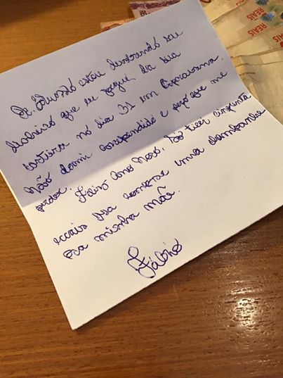 Ladrão usou R$ 50 e devolveu o resto para vítima