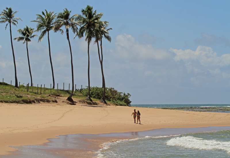 Camaçari tem 42 quilômetros de praia (Foto: Adenilson Nunes)