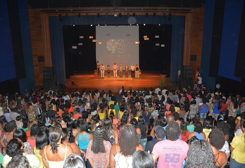 Cerimônia de abertura do Encontro Pedagógico (Foto: Agnaldo Silva)