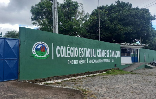 Colégio Estadual Cidade de Camaçari (Foto: Manu Dias/GOVBA)