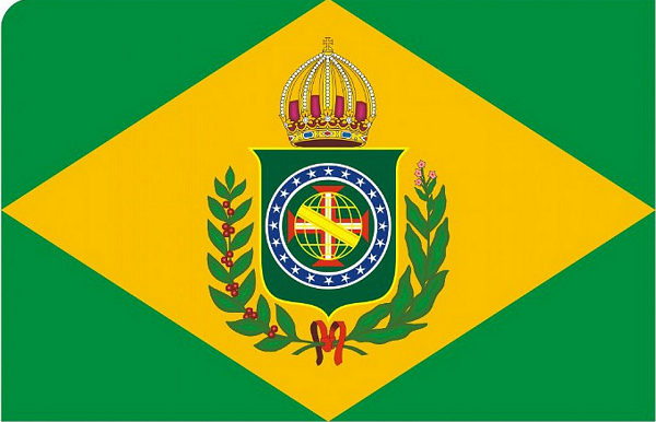 Bandeira do Brasil império (Foto: Reprodução)