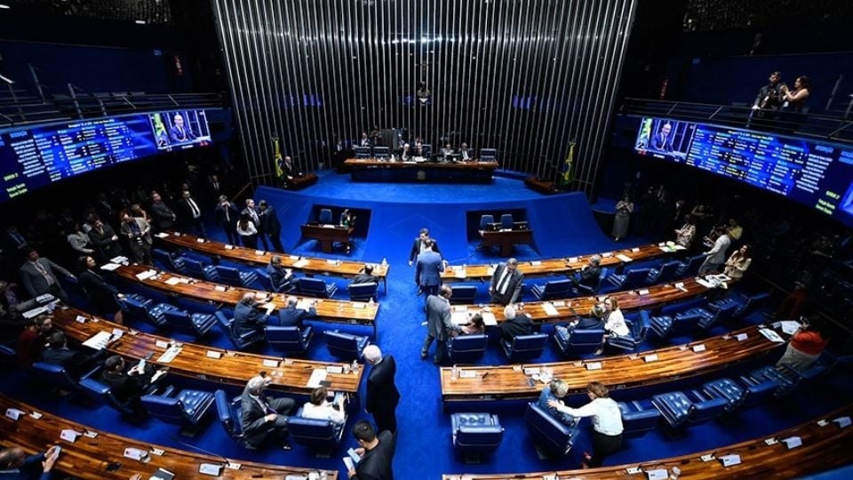 Senado aprovou por 72 a 1 projeto que é a primeira parte do pacote fiscalCréditos: Edilson Rodrigues/Agência Senado 