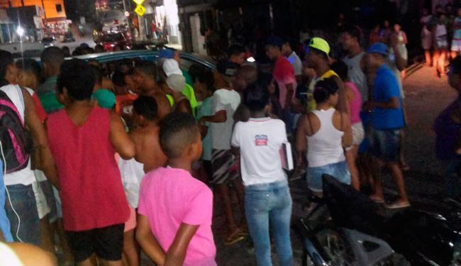 Triplo homicídio assustou moradores do São João do Cabrito (Foto: Cidadão Repórter | A Tarde | Via WhatsApp)