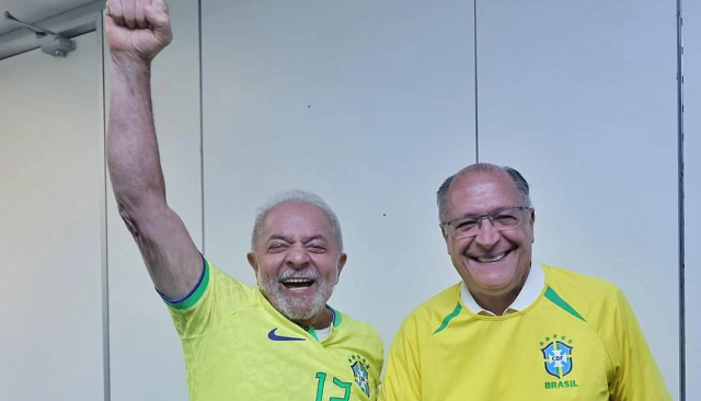 Presidente e vice-presidente eleitos (Foto: Cláudio Kbene/Divulgação)