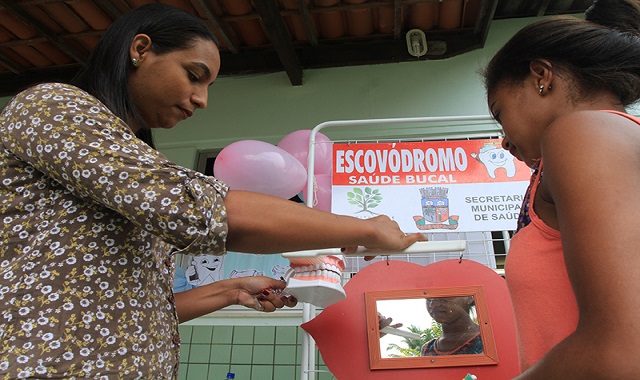 A atividade acontecerá na área da Base Comunitária com o objetivo de promover a saúde por meio de práticas educativas corporais e fortalecer o vínculo entre a comunidade, os PSFs e a Base (Foto: Adenilson Nunes)
